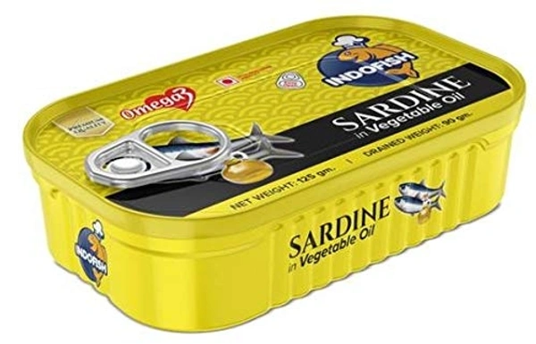 Indofish Sardine In Vegetable Oil 