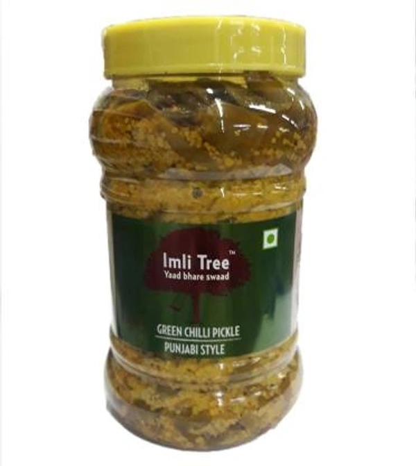 Imli Tree Grern Chilli Pickle In Mustard Oil 