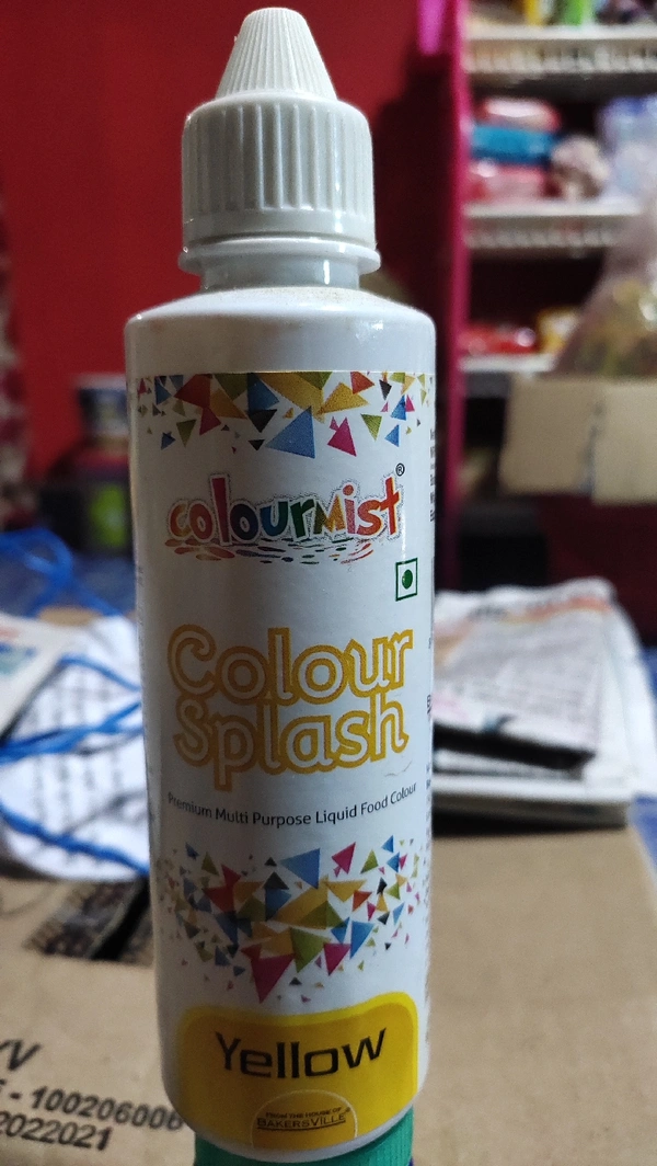 Colourmist Solour Splash Yeloow (Liquid Food Colour)