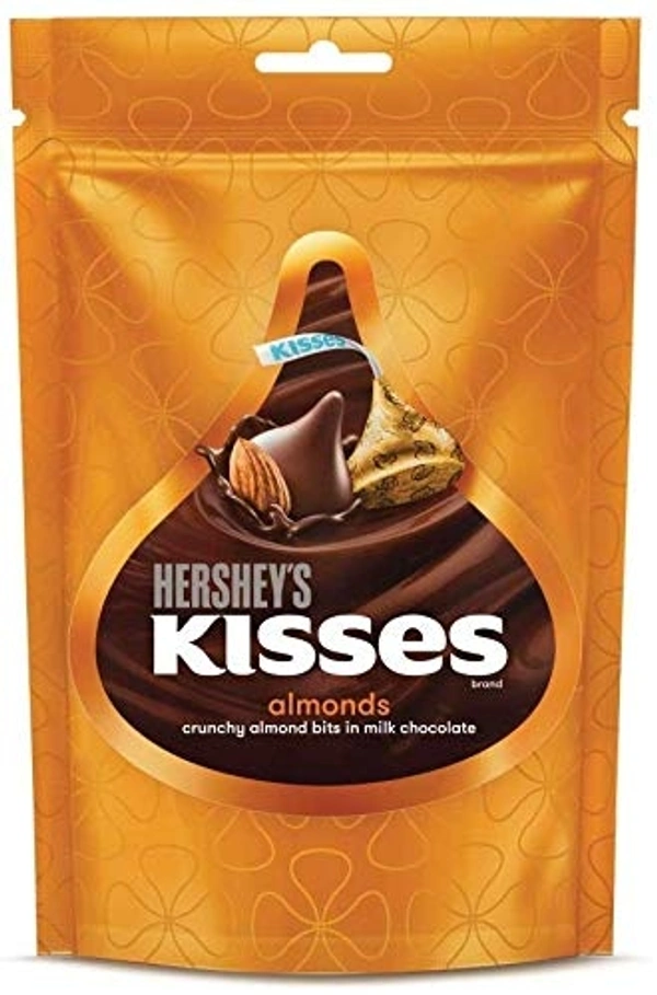 Hershy's Kisses Crunchy Almond Bits In Milk Chocolate 