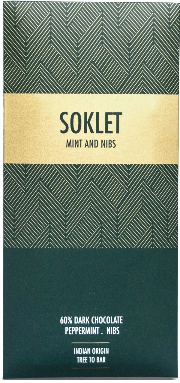 Soklet Mint & Nibs 60% Dark Chocolate 