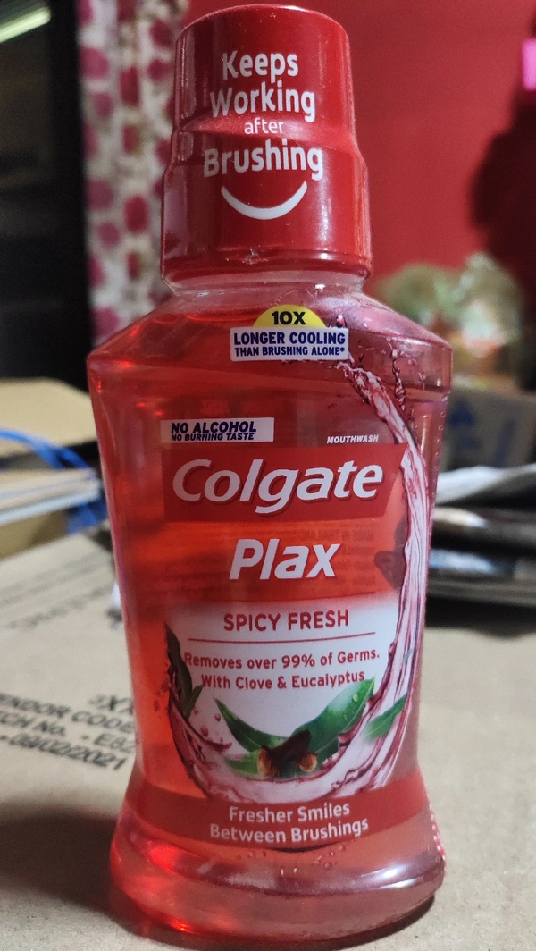 Colgate Plax Spicy Fresh Mouthwash 