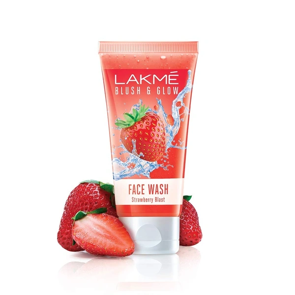 Lakme Blush & Glow Face Wash Strawberry Blast 