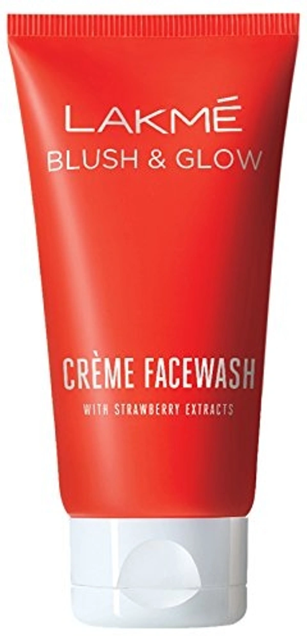 Lakme Creme Face Wash With Strawberry Extracts 