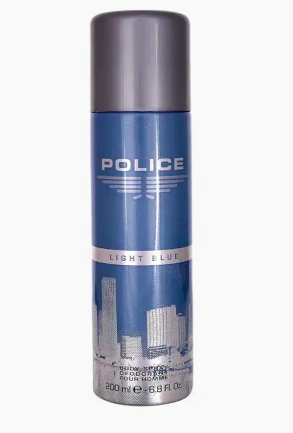 Police Light Blue Deodorant Body Spray For Man 