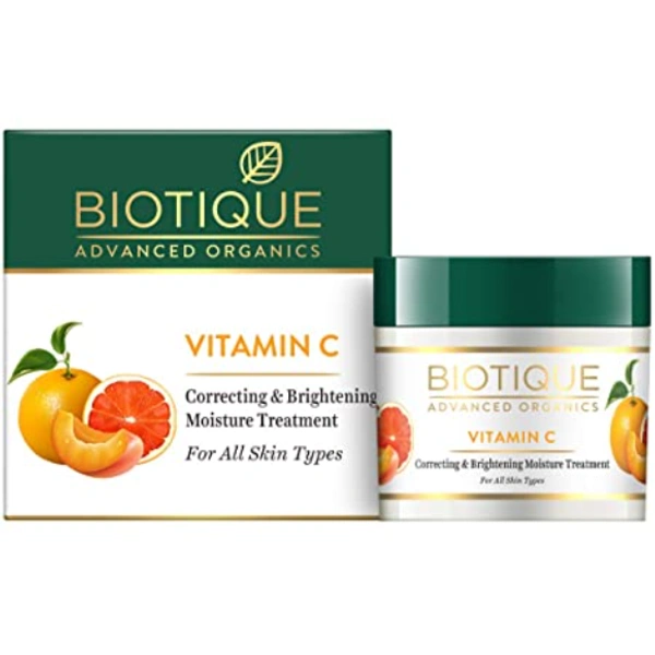Biotique Vitamin C Correcting & brightening cream - 50gm