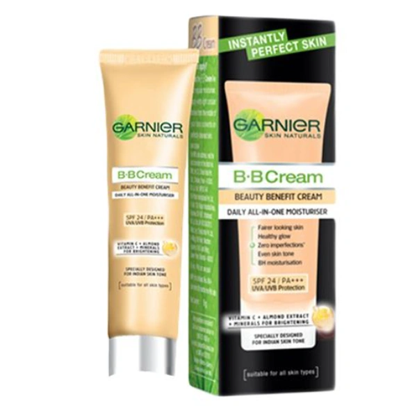 Garnier BB Cream Spf24++ (Daily all in one moisturiser) - 30gm