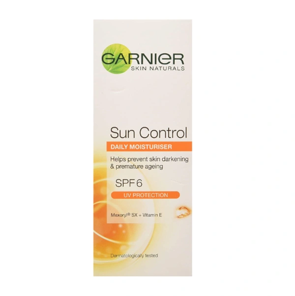 Garnier Sun Control Daily Moisturiser Spf6 - 50ml