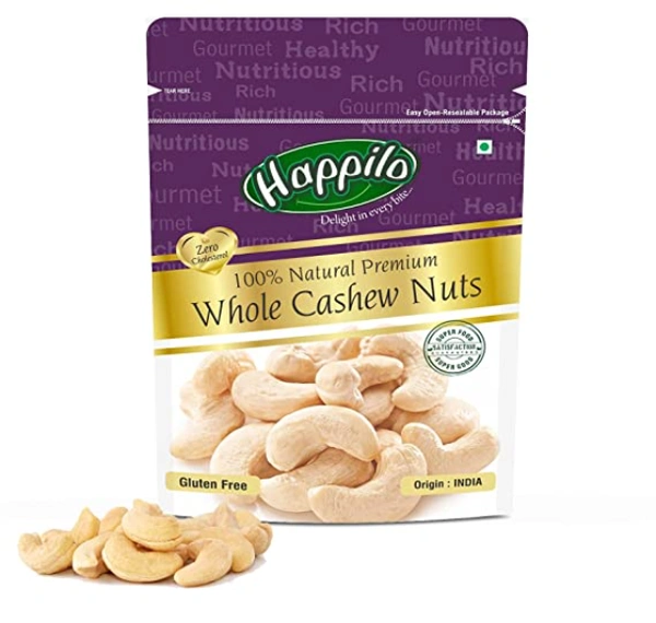 Happilo whole Cashew Nuts  - 200gm