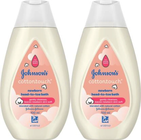 Johnson's cottontouch newborn baby head to toe bath - 100ml