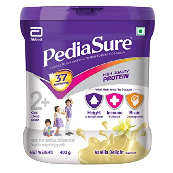 Abbott Pediasure 2+Vanilla Delight Flavour - 400gm