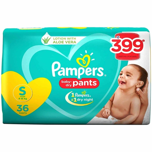 pampers Pmpers baby pant Small 36pants  - 36pants