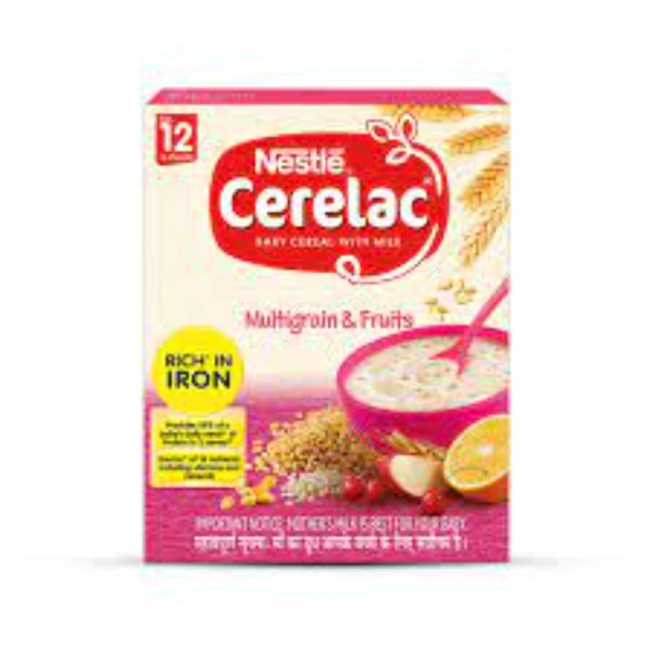 nestle Ceralac 12 multigrain & fuits  - 300gm