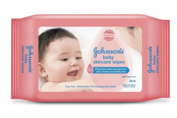 johnson's Johnson's Baby skin care wipes  - 20pcs.