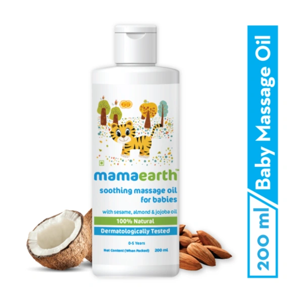 mamaearth Mamaearth soothing massage oil for babies - 200ml