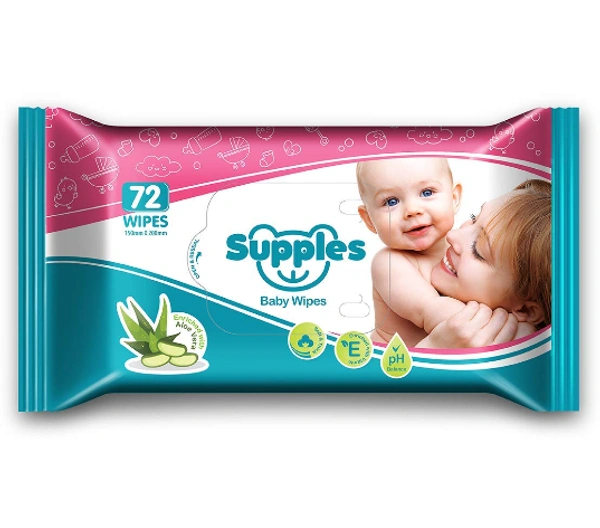 supples Supples baby wipes - 72pcs.