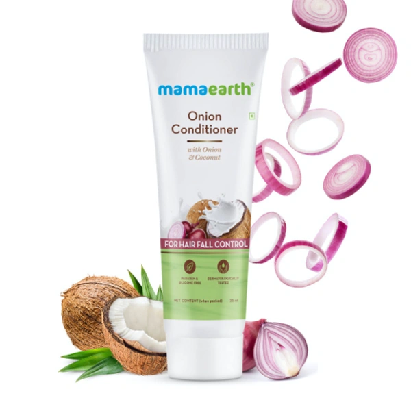 mamaearth onion shampoo/conditoner/hair mask - 25ml+25ml+25ml