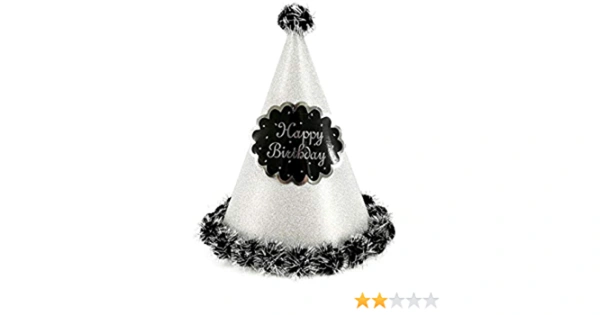 birthday Primcess Cap silver color - 1