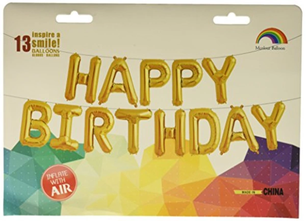 MColour Birthday Baloon set