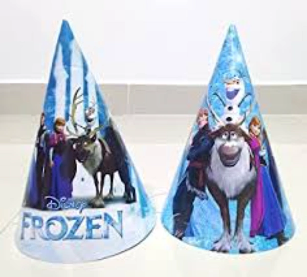 130 Frozen anime printed Birthday Cap - 1pcs.