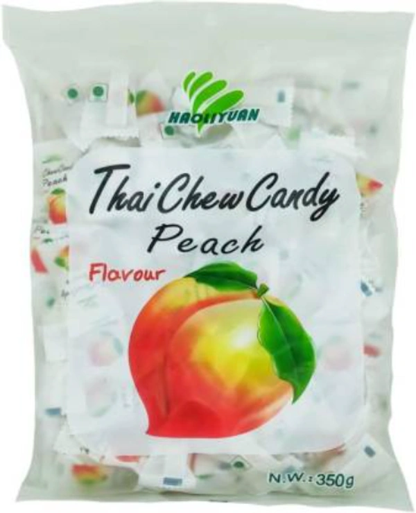 Haoliyuan Thai Chew Candy Peach flavour - 350gm