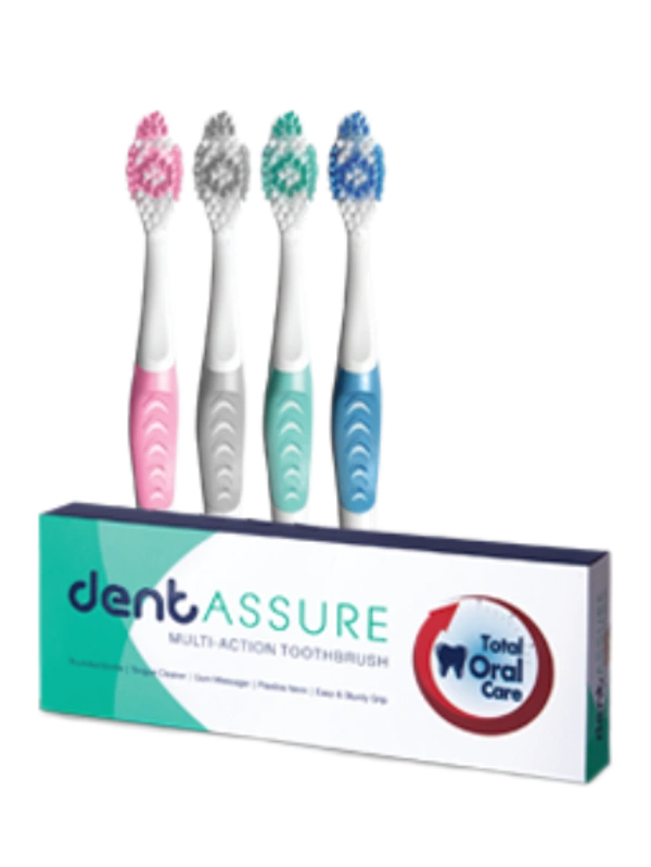 Vestige  Dent Assure multi action toothbrush  - 4pcs.