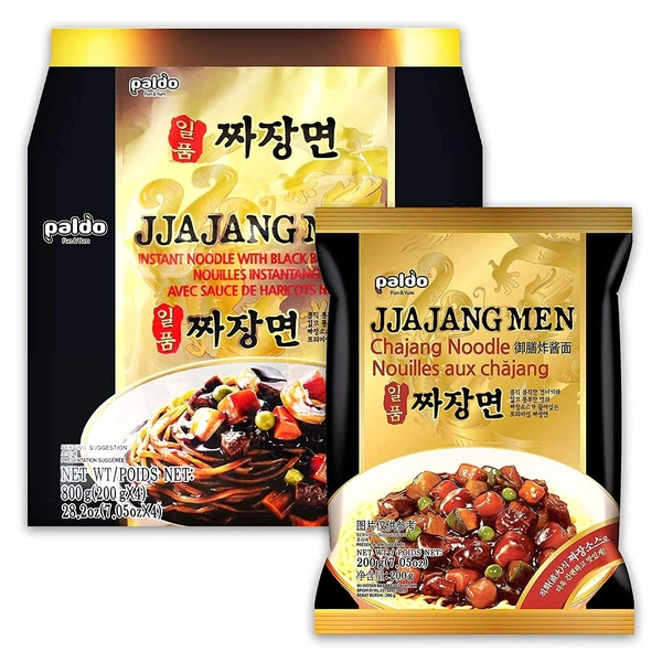 Paldo JjajangMen Instant Noodle With Black Bean Sauce 
