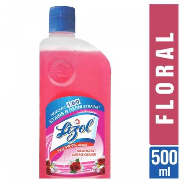 lizol LIZOL disinfectant floor cleaner floral flavour 500ml - 6pcs.