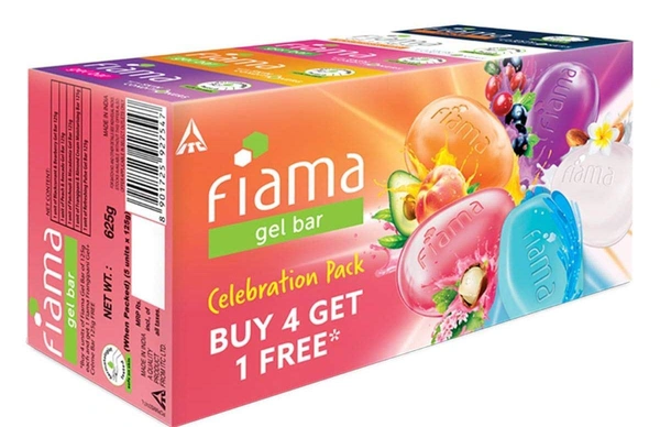 ITC Fiama gel Bar buy 4 get 1 free - 3pcs.