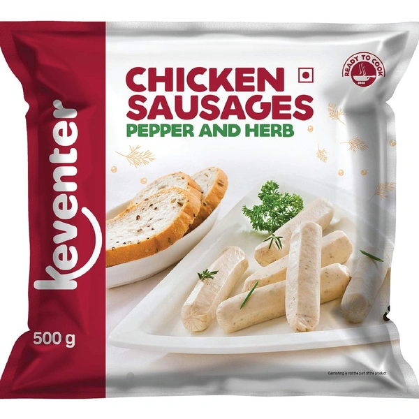 Keventer Checken Sausage Pepper And Herb 
