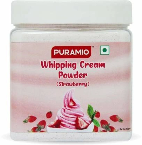 Puramio Whipping Cream Powder Strawberry 250gm