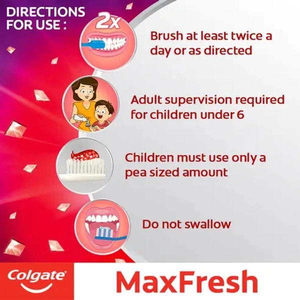 Colgate   Colgate Maxfresh Toothpaste-36g - Red, RIDDHI SIDDHI KIRANA