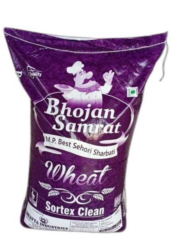 Bhojan Samrat  Wheat- 1kg - Brown, RIDDHI SIDDHI KIRANA