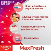 Colgate MaxFresh Red Gel Spicy Fresh Toothpaste- 150gm - Red, RIDDHI SIDDHI KIRANA
