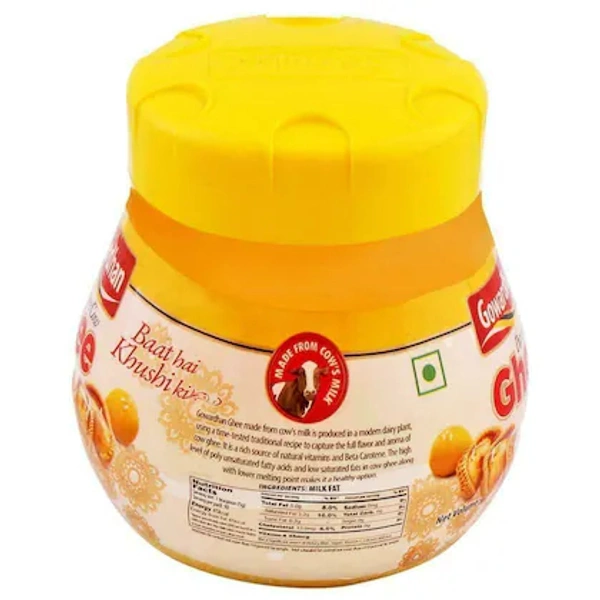 Gowardhan Pure Cow Ghee 500 ml (Jar) - RIDDHI SIDDHI KIRANA