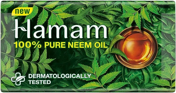 Hamam 100% Pure Neem Oil Soap- 100g - RIDDHI SIDDHI KIRANA