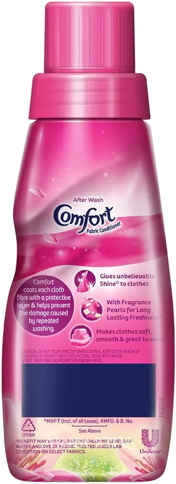 Comfort Fabric Conditioner Pink- 210ml - RIDDHI SIDDHI KIRANA
