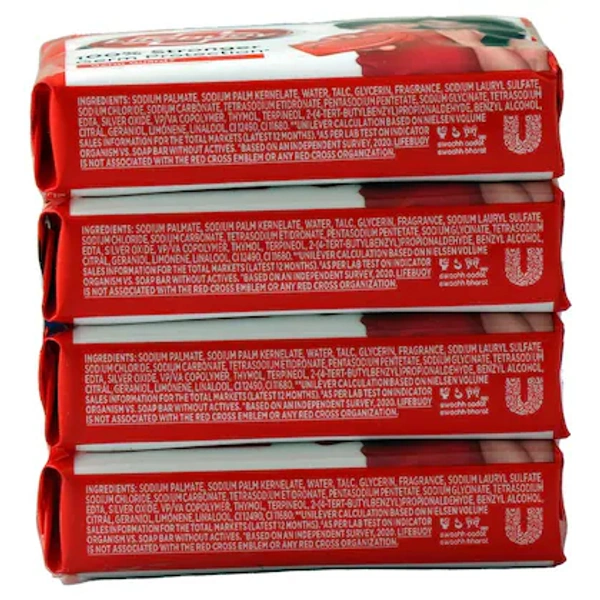 Lifebuoy Soap 100% Stronger Germ Protection Soap 75 g (Pack of 4) - RIDDHI SIDDHI KIRANA