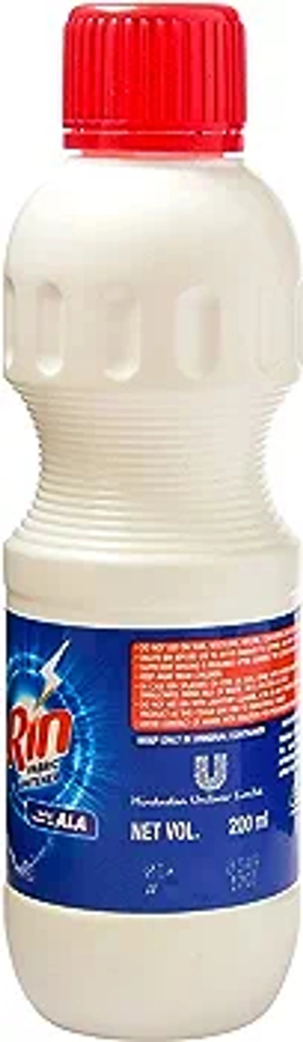 Rin Liquid Ala Fabric Whitener- 200ml - RIDDHI SIDDHI KIRANA