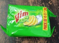 Vim Bar Lemon & Dishwasher- 90g ( Pack Of 4 )  - RIDDHI SIDDHI KIRANA