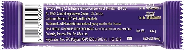 Cadbury  Dairy Milk Chocolate- 6.4g - RIDDHI SIDDHI KIRANA