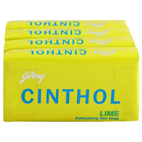 Godrej Cinthol Lime Refreshing Deo Soap- 75 g (Pack of 4) - RIDDHI SIDDHI KIRANA