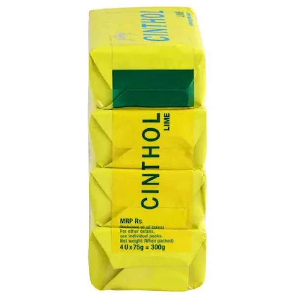 Godrej Cinthol Lime Refreshing Deo Soap- 75 g (Pack of 4) - RIDDHI SIDDHI KIRANA