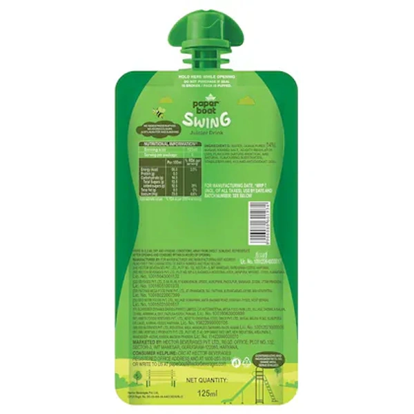 Paper Boat Swing Yummy Guava Drink- 100ml - RIDDHI SIDDHI KIRANA