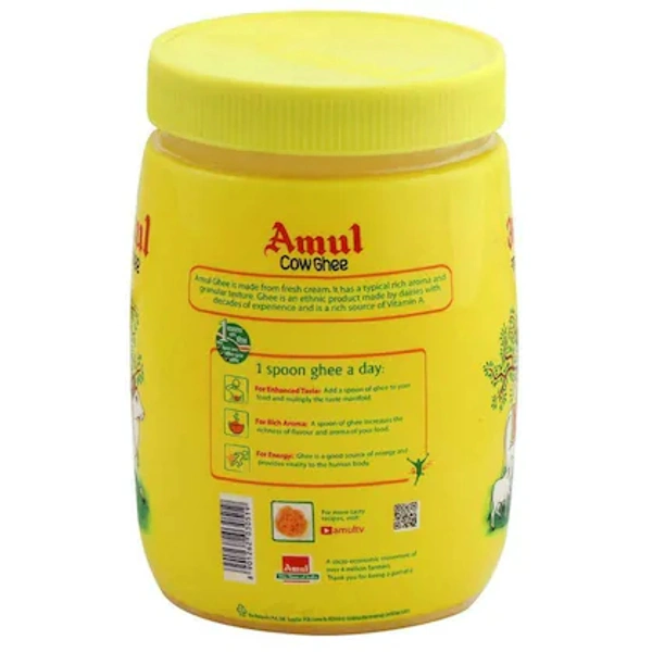 Amul Cow Ghee- 500 ml (Jar) - RIDDHI SIDDHI KIRANA