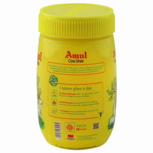 Amul Cow Ghee- 200 ml (Jar) - RIDDHI SIDDHI KIRANA