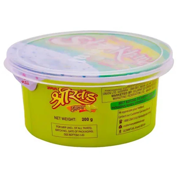 Amul Elaichi Shrikhand- 200 g (Container) - RIDDHI SIDDHI KIRANA