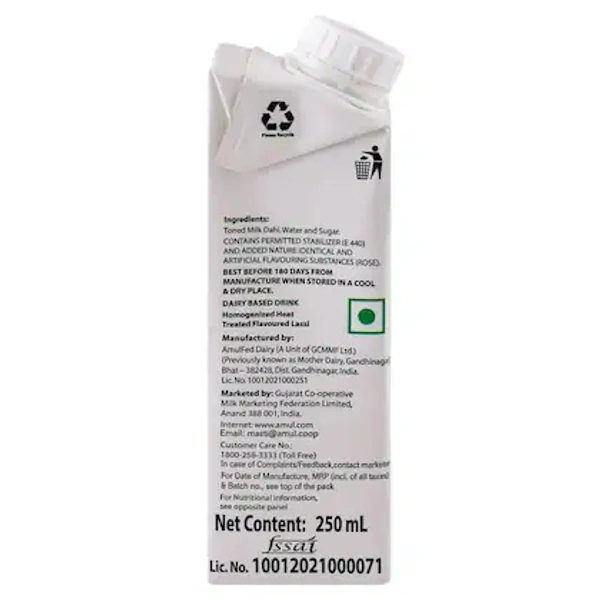 Amul Lassi- 250ml (Tetra Pak) - RIDDHI SIDDHI KIRANA
