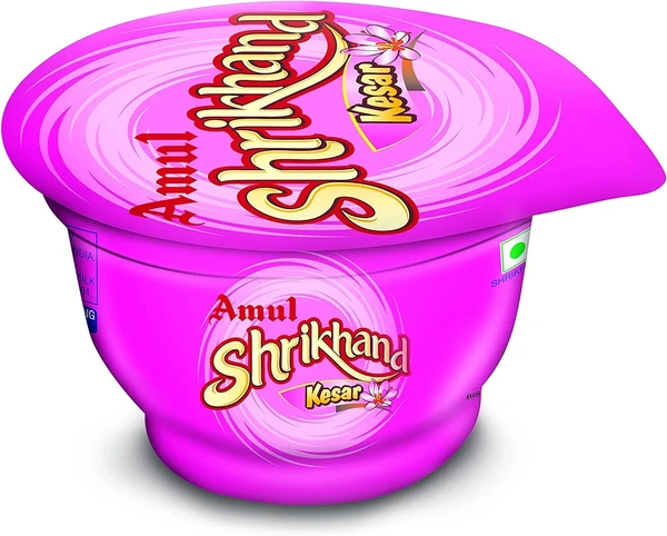 Amul Shrikhand Kesar- 100 g - RIDDHI SIDDHI KIRANA