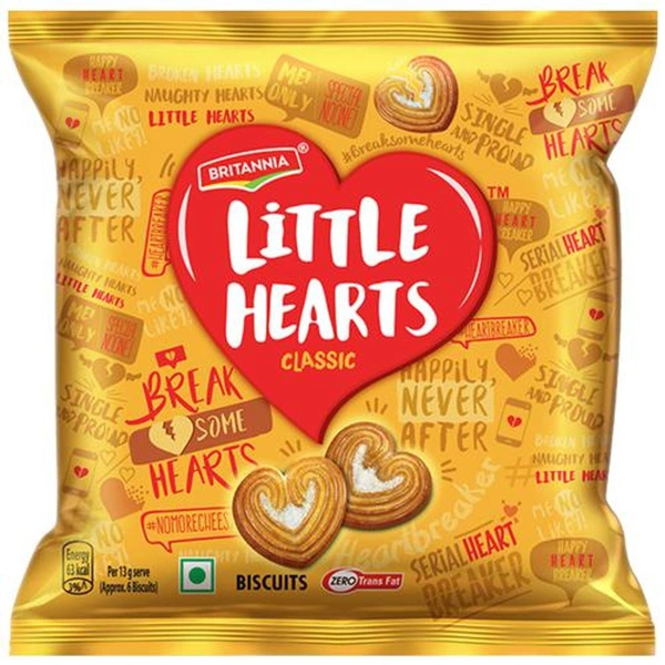 Britannia Little Hearts Biscuit- 13g - RIDDHI SIDDHI KIRANA